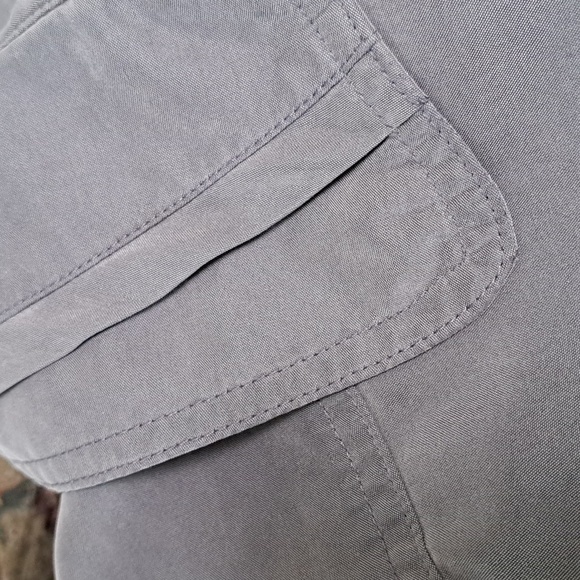 Apt. 9 Gray Utility Jacket with Relaxed Fit and Spread Collar Size Small - Picture 8 of 9